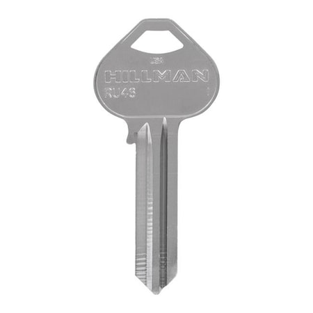 Hillman Hillman 5964937 Traditional Key House & Office Blank Single Sided Universal Key - Pack of 10 5964937